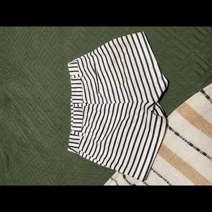 H&M stripped shorts